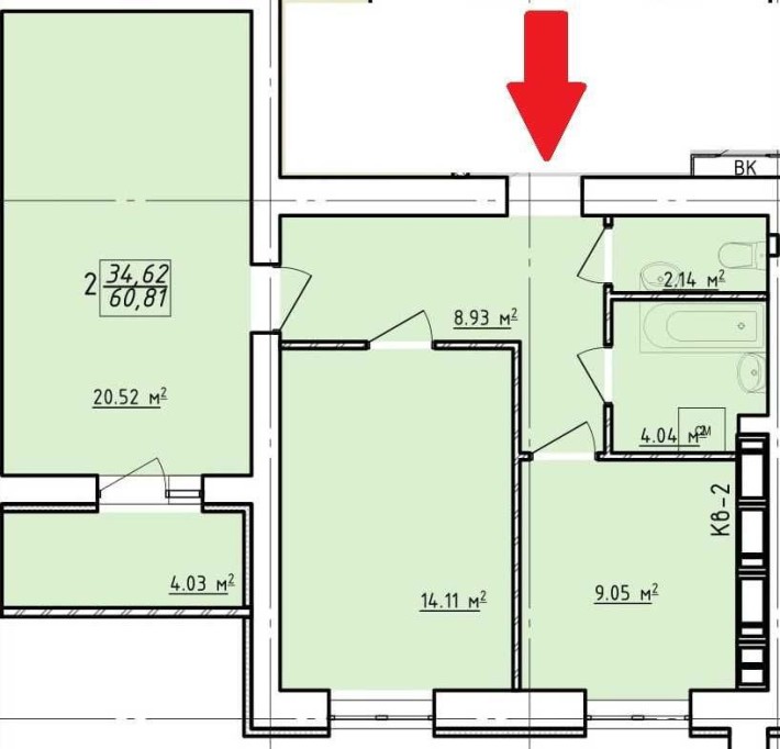 ДОМ СДАН! ЗАСЕЛЁН! Гагарина ЖК Левада Продам 2 комн. квартиру AB - фото 1