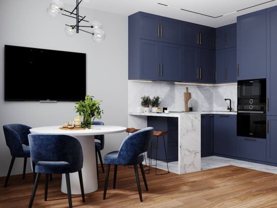Продаж видової квартири з ремонтом, 58 м2, в ЖК Podil Plaza! Без %