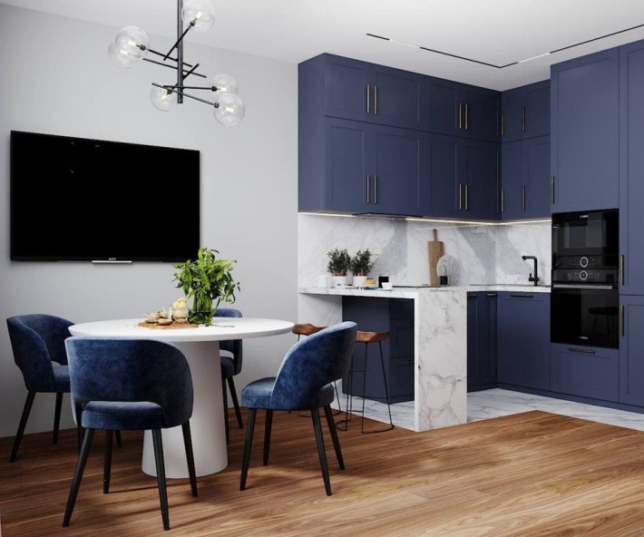 Продаж видової квартири з ремонтом, 58 м2, в ЖК Podil Plaza! Без % - фото 1