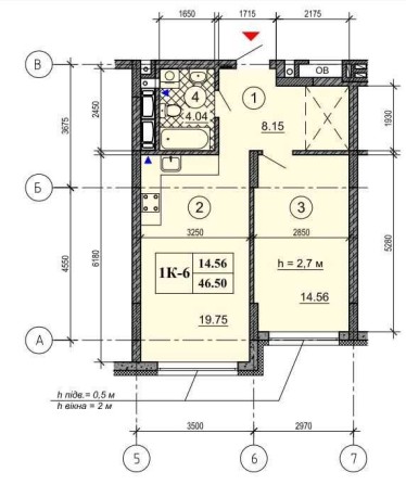 ТЕРМІНОВО! 1к квартира 46,5 м2 в ЖК Оранжерея біля метро Берестейська - фото 1