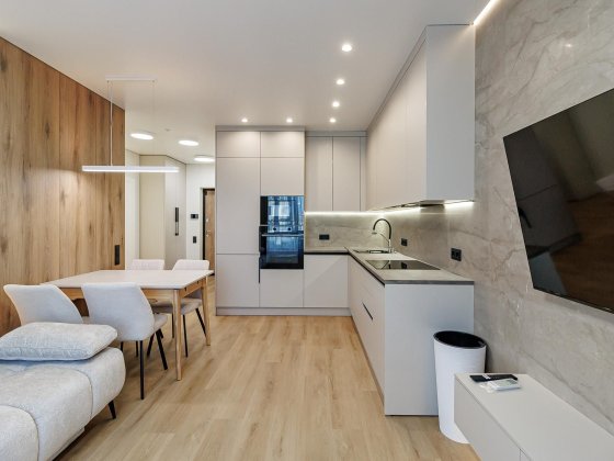 БЕЗ % Простора 1к квартира 46мкв з гардеробом ЖК Варшавський 3 Киев