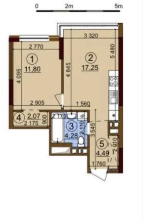 Продаж 1-кімнатної квартири в ЖК Варшавський 3 40м2 HN - фото 1