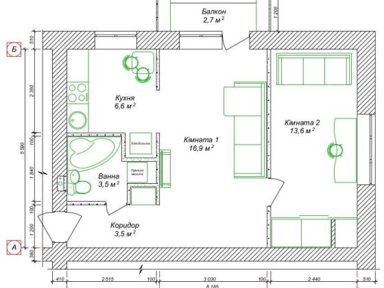 Продається двокімнатна квартира Запорожье