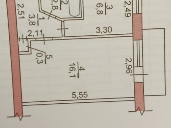 Срочно. 1-о кімнатна квартира.2й поверх.Цегляний будинок . Запоріжжя