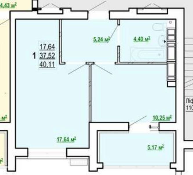 Продам 1 комнатную квартиру ЖК Сказка 40м2 ДОКУМЕНТЫ VW - фото 1