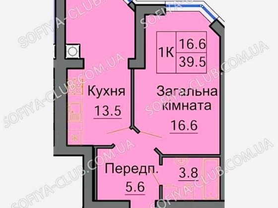 ПРОДАЖ 1 КІМ 40 м2 Заселений будинок ЖК Софія Резиденс Софиевская Борщаговка