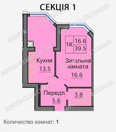 ПРОДАЖ 1 КІМ 40 м2 Заселений будинок ЖК Софія Резиденс - фото 1