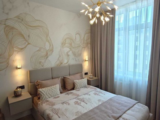 Евро 2-к квартира 42м2 диз.ремонт мебель техника Е-оселя Одесса