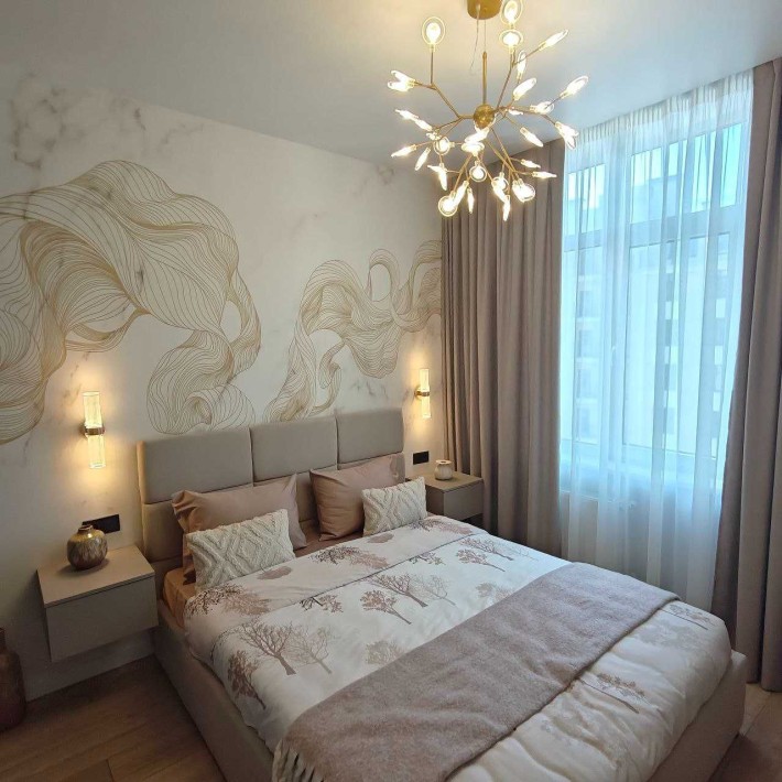 Евро 2-к квартира 42м2 диз.ремонт мебель техника Е-оселя - фото 1