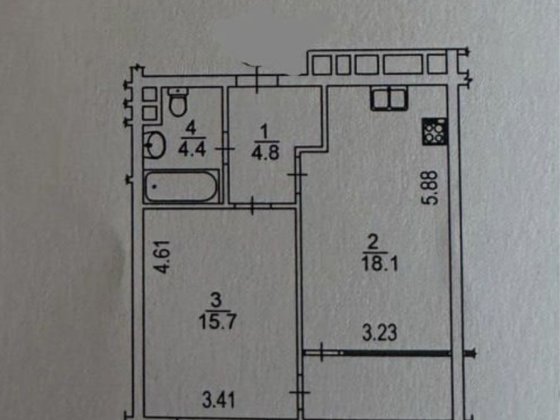 Без комісії ! Продаж 1-кімн квартира ЖК Варшавський  Плюс Київ