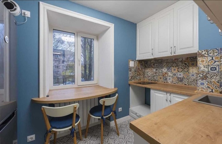 Без% 2к квартира ремонт Солом'янка Воробйова, 4а Повітряних Сил є газ - фото 1