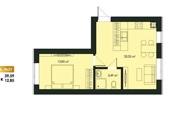 Є-Оселя!  Продаж 1 к. квартири в ЖК Art mist smart | Арт міст смар Софиевская Борщаговка