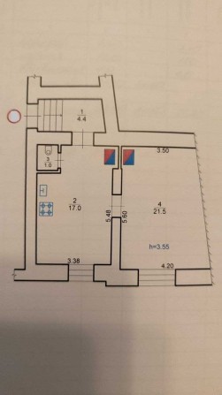 Продаж 1 кім квартири, біля центру, парадний вхід, вікна на фасад - фото 1