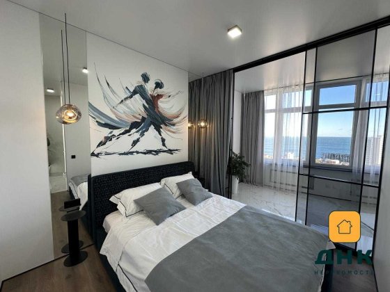 ‼️45 Жемчужина Вид на МОРЕ Кухня-гостиная + Спальня Каманина Аркадия Одесса