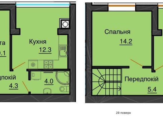 еОселя, сертифікат, Двухрівнева в ЖК СОФІЯ РЕЗИДЕНС, без комісії Софіївська Борщагівка
