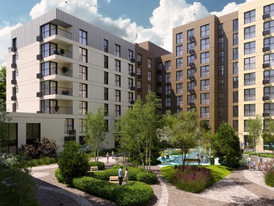 1-кімнатна квартира 44,2 м², 7 поверх, єОселя, ЖК Sense City Софіївська Борщагівка