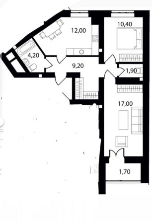 Продаж 2-кімнатної квартири по переуступці! - фото 1