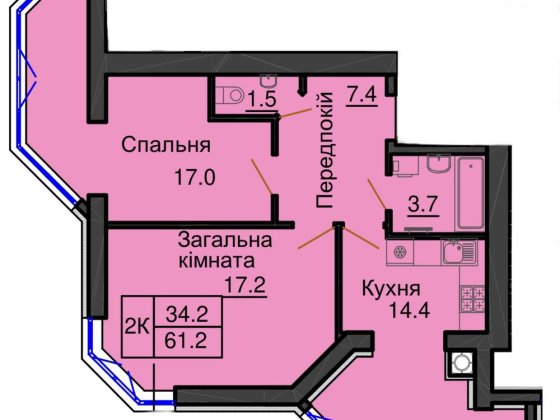 ГАРЯЧА ПРОПОЗИЦІЯ‼️2-кім квартира в ЖК Софія Софіївська Борщагівка