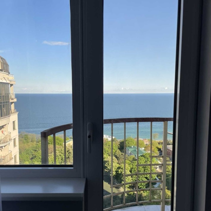 Панорамный прямой вид на море 69м 10эт Кадор Аркадия 300 м пляж - фото 1