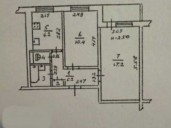 Лучшая цена! Продам 2-комн. квартиру ПОД РЕМОНТ! на ул. Бочарова Одеса