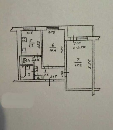 Лучшая цена! Продам 2-комн. квартиру ПОД РЕМОНТ! на ул. Бочарова - фото 1