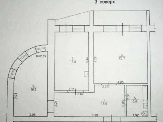 Продам 2 комн Новый кирпичный дом Центр Парк Лучшая цена