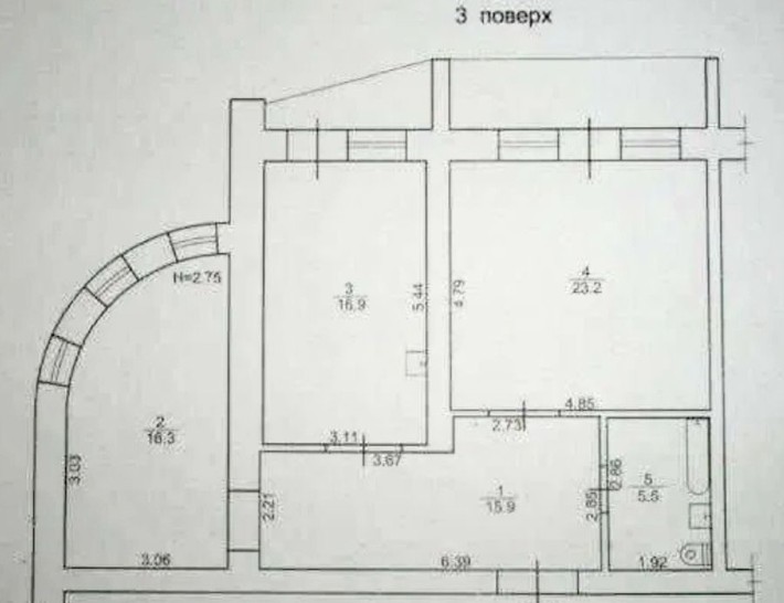 Продам 2 комн Новый кирпичный дом Центр Парк Лучшая цена - фото 1