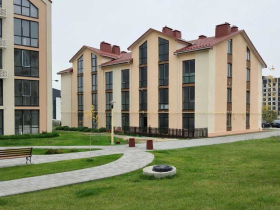 1к квартира 48,3 м² з власним двориком від забуд-ка. Без %. Метро 20хв Софіївська Борщагівка