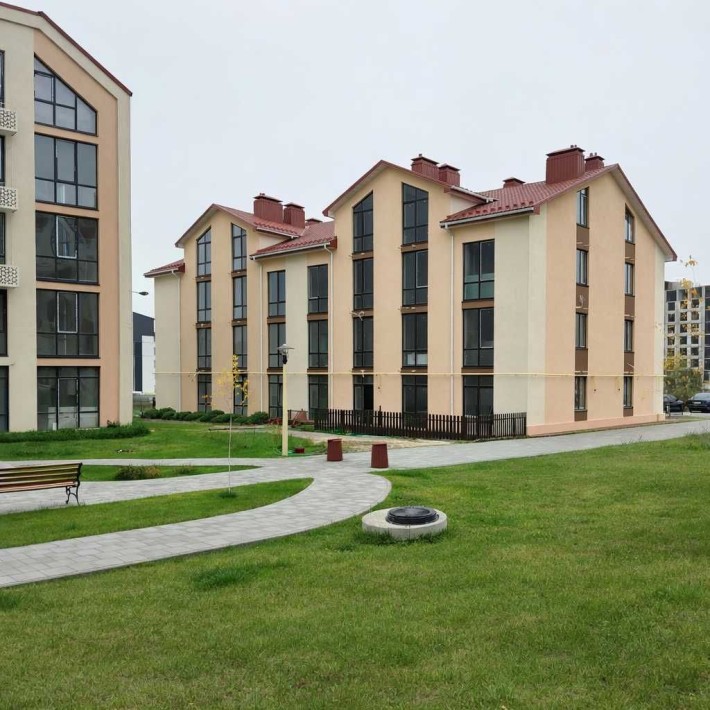 1к квартира 48,3 м² з власним двориком від забуд-ка. Без %. Метро 20хв - фото 1
