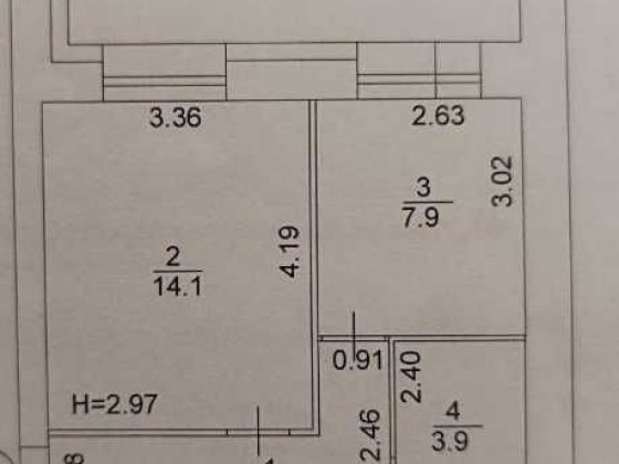 АВТОН ОТОПЛЕНИЕ! ЖК Лазурный! Центр Рынок! Стр сост! 1К 33 м2 с пристр Харьков