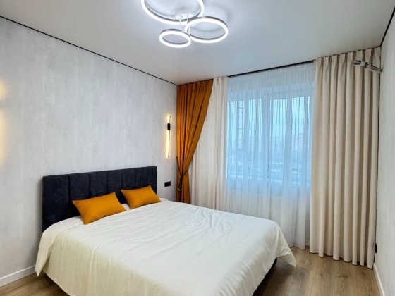 Продаж однокімнатної класної квартири в ЖК "Сонячний" 40м2 Софиевская Борщаговка