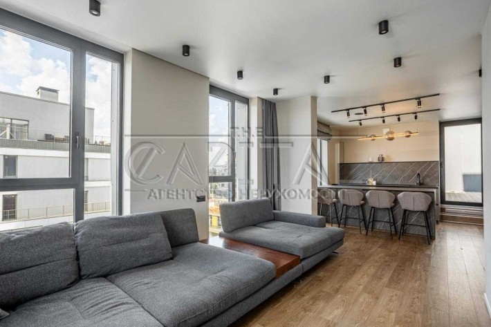 4-кімнатна квартира з терасою ЖК Rybalsky | 110 м² | Дизайн | Паркінг - фото 1