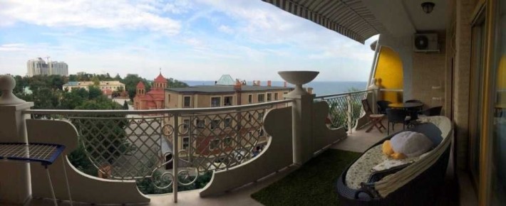 большая 2х ком квартира с террасой, Аркадиевский Дворец - фото 1