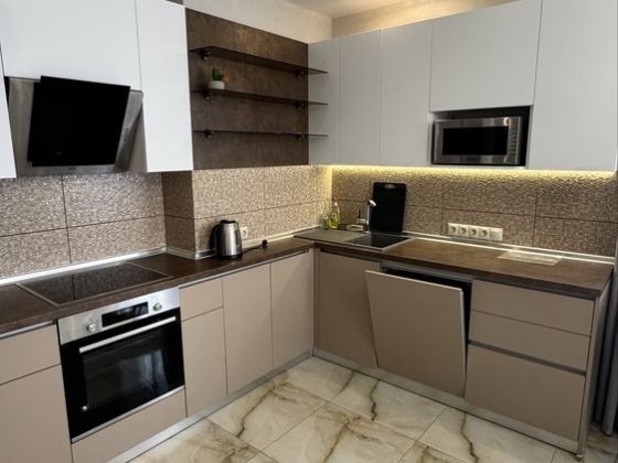 Кухня-студия и спальня ЖК Острова Одесса