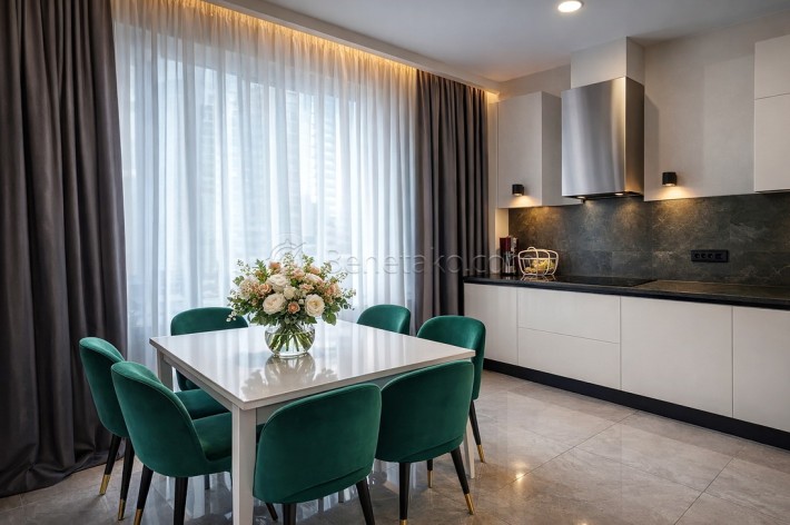 Шикарная видовая квартира с балконом в Ж/К «Белый парус». - фото 1