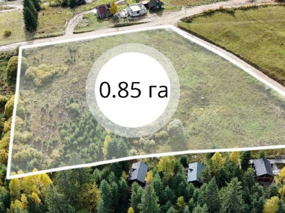 Земельна ділянка в Яблуниці 0.85 га Яремче