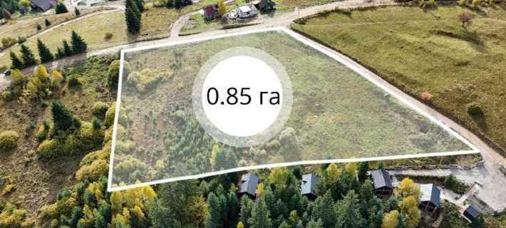 Земельна ділянка в Яблуниці 0.85 га - фото 1