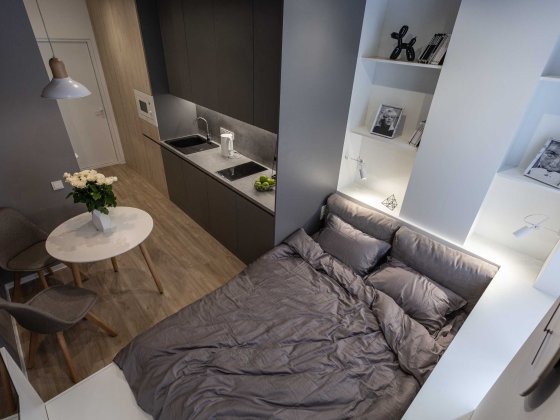 Дизайнерська смарт студія в ЖК Комфорт Таун