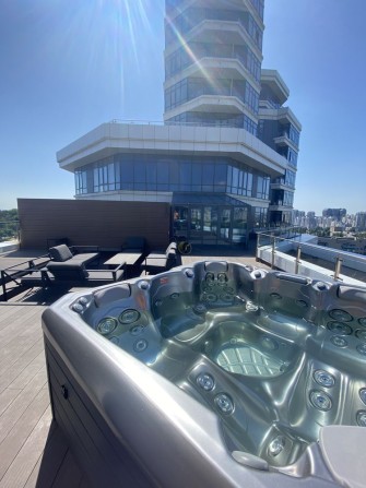 Без комиссии. Аренда  пентхауса с джакузи террасой есть инвертор - фото 1