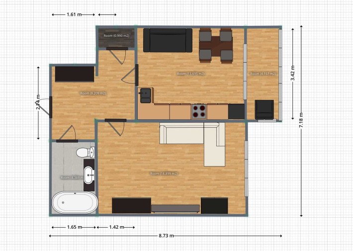 ВЛАСНИК! 1-кімната квартира. Братиславська, м. Чернігівська м. Лісова - фото 1