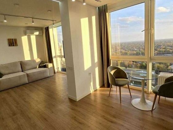 Здається 1-кімнатна квартира з авторським ремонтом, вул. Зарічна, 6к2 Киев