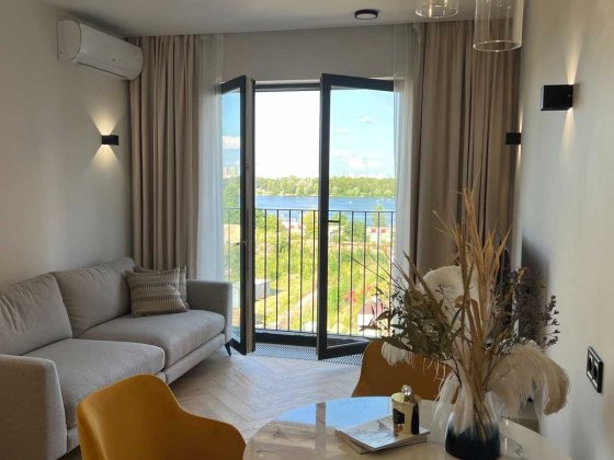 Сучасна квартира в новому ЖК Rybalsky з видом на Дніпро! Киев