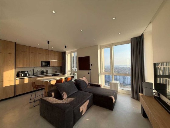 Без % Оренда 3-к з видом на Дніпро, ЖК Славутич, вул. Зарічна, 4, к1