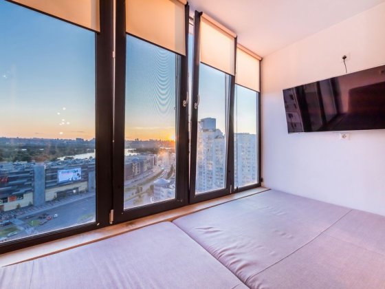 ‼️Видова на Дніпро квартира 80м2 Ахматової 45 дві гардеробних Київ