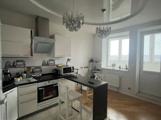 Здається в оренду затишна 1-кімнатна квартира-студія в ЖК «Голосієво». Киев