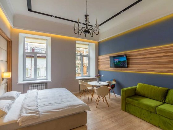 Оренда! розкішна квартира в історичному центрі Києва (1-к студія). Киев