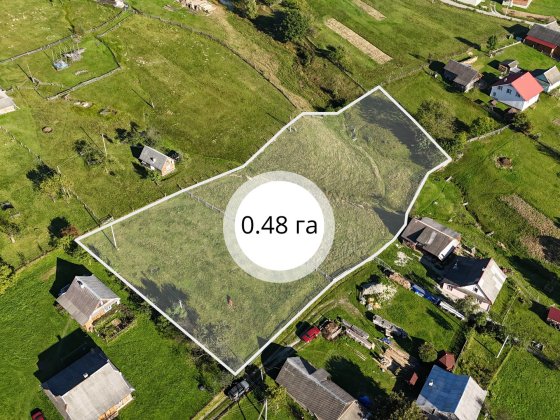 Земельна ділянка в Микуличині 0.48 га