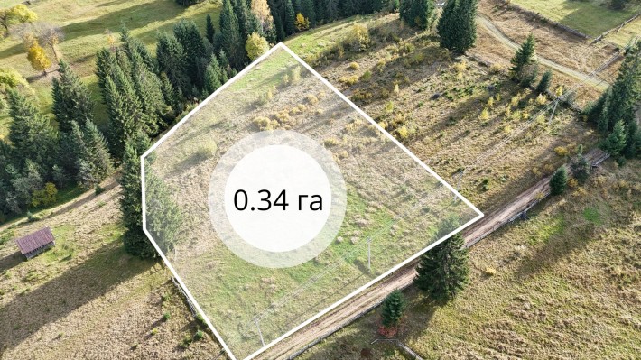 Земельна ділянка в Яблуниці 0.34 га - фото 1