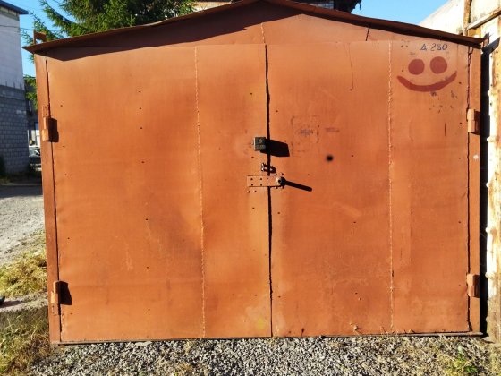 Гараж металевий на піщаному масиві Белая Церковь