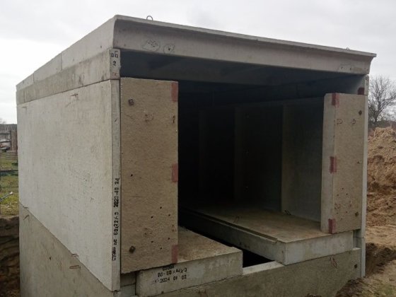 Гараж бетонні збірні МОНТАЖ Доставка, з воротами Кременчуг